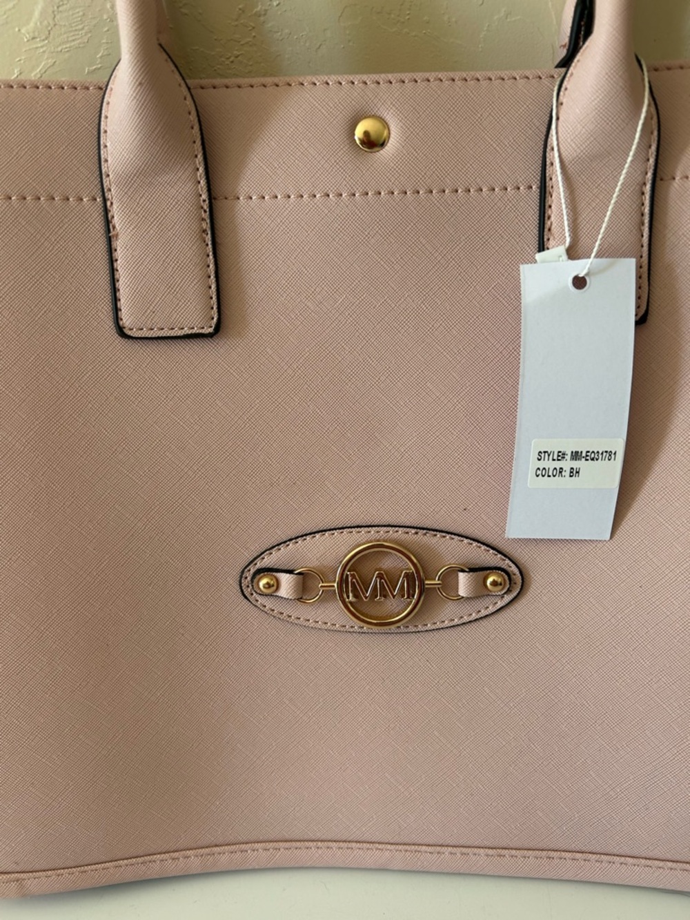 Marilyn Monroe Pale Pink Tote Handbag Purse W/Double Handles NWT - Picture 2 of 5
